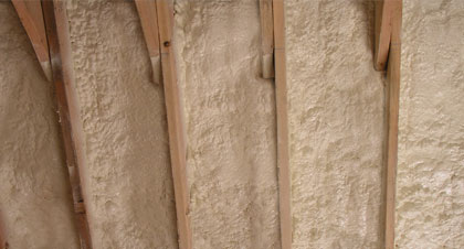 closed-cell spray foam for Olympia applications