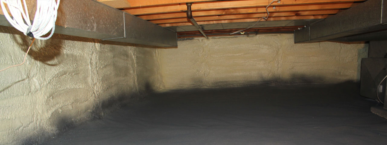 Olympia spray foam insulation for crawl spaces